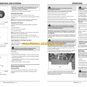 John Deere 600 Liter High Dump Material Collection System (MCS) Operator’s Manual (OMTCU16532L3)