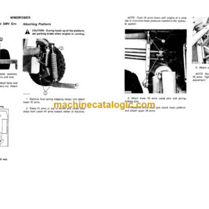 John Deere 2280 Hydrostatic-Drive Windrower Operator’s Manual (OME62291)