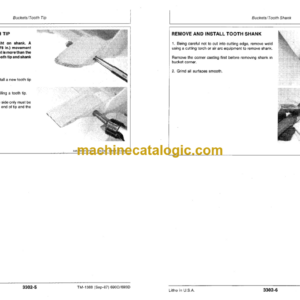 John Deere 690D Excavator and 693D Feller-Buncher Delimber Repair Technical Manual (TM1388)