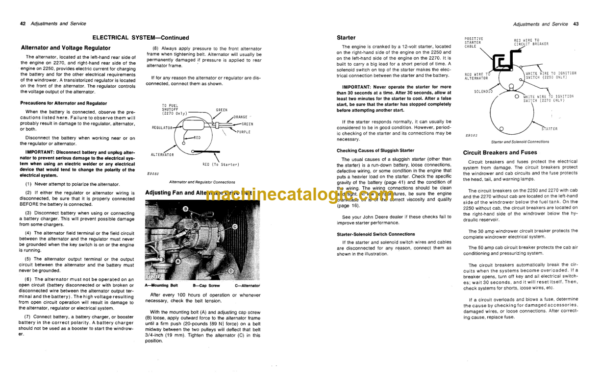 John Deere 2250 and 2270 HYDROSTATIC-DRIVE WINDROWERS Operator's Manual (OME57516)