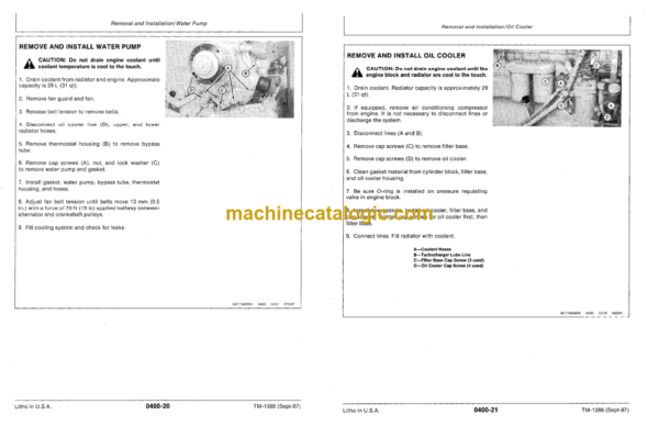 John Deere 690D Excavator and 693D Feller-Buncher Delimber Repair Technical Manual (TM1388)