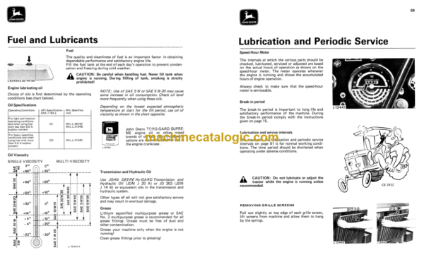 John Deere 1830, 2030 and 2130 Tractors Operator's Manual (OML31484)