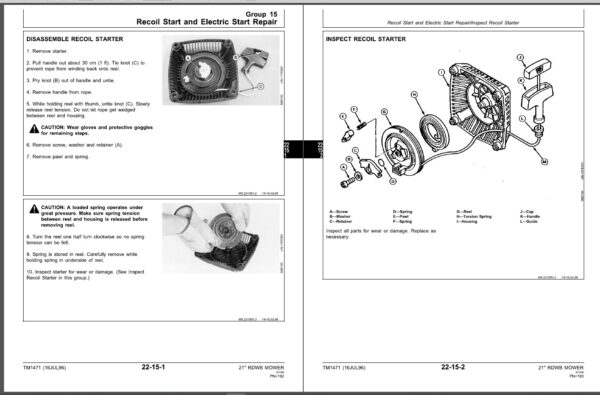 John Deere AG & CF technical Manual