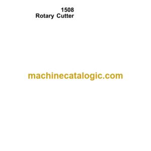 John Deere 1508 Rotary Cutter Operator's Manual (OMW38950)