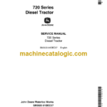 John Deere 720 Series Diesel Tractor Service Manual (SM2020)