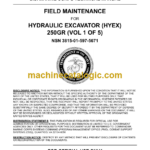 John Deere 250GR Hydraulic Excavator Technical Manual VOL 1 OF 5 (TM1214A-IN2-1)
