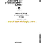 John Deere 205 Gyramor Rotary Cutter Operator's Manual (OMW21322)