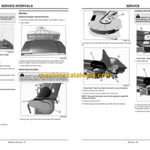 John Deere Dump From Seat 14 Bushel Blower and Rear Hopper Operator’s Manual (OMTCU25046)