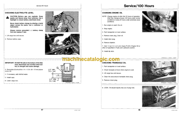 John Deere AMT600 All Material Transporter Operator's Manual (OMW38914)