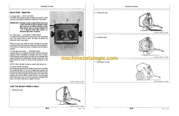 John Deere 430 and 530 Round Balers Operator's Manual (OME75045)