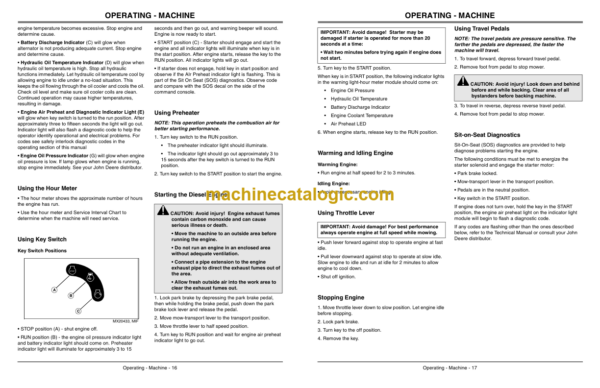 John Deere 8400 Commercial Mower Operator's Manual (OMTCU29673)