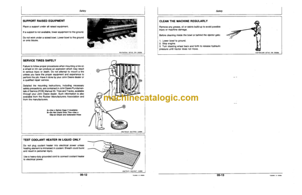 John Deere 862B Scraper Operator's Manual (OMT103982)