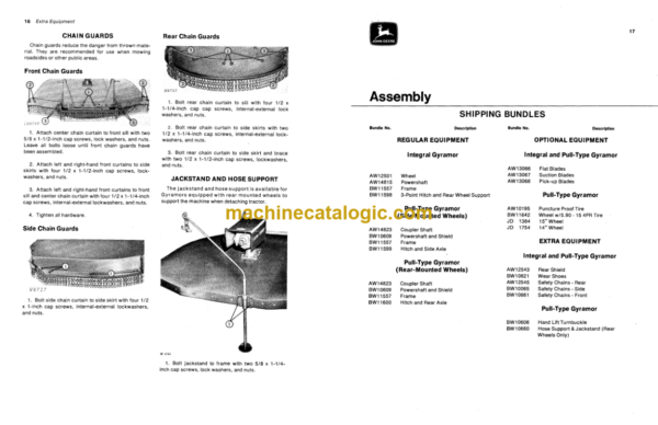 John Deere 205 Gyramor Rotary Cutter Operator's Manual (OMW21322)