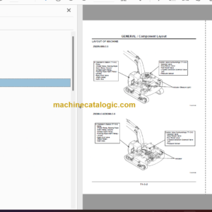 Hitachi ZX225USRLC-3 ZX330LC-3 Rope Operated Telescopic Clampshell Equipped Machine Technical and Workshop Manual