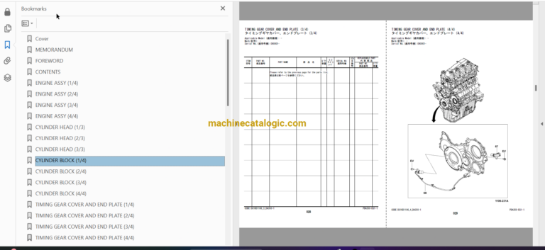 Hitachi ZX120-7 ZX130K-7 Hydraulic Excavator Parts Catalog