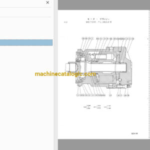 Hitachi UH04-7 Hydraulic Excavator Parts Catalog & Equipment Components Parts Catalog