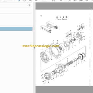 Hitachi EX60LCK-3 Excavator Parts Catalog & Equipment Components Parts Catalog