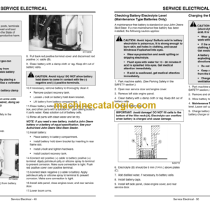 John Deere 240 250 Skid Steer Operator’s Manual (OMKV18668)