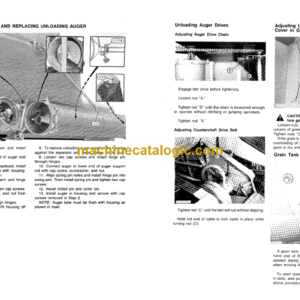 John Deere 6600, SIDEHILL 6600 and 7700 Combines Operator’s Manual (OMH100537)