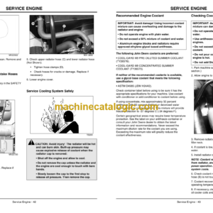 John Deere 1600 Turbo Wide Area Mower Operator’s Manual (OMTCU27188)