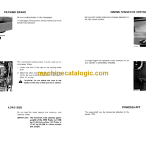 John Deere 714A and 716A Forage Wagons on 1175 and 1185 Trailers Operator’s Manual (OMW21472)