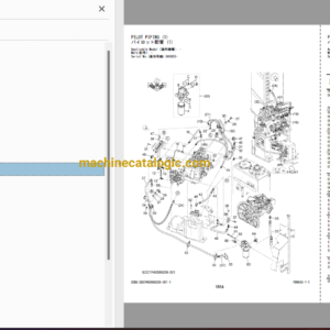 Hitachi ZX135US-7H Hydraulic Excavator Parts and Equipment Components Parts Catalog