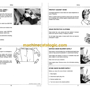 John Deere 520 Snow Blower Operator’s Manual (OMTY20850H6)