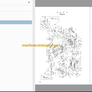 Hitachi UH04M-5 UH052M Hydraulic Excavator Parts Catalog & Equipment Components Parts Catalog