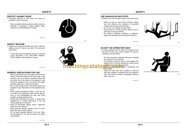 Hitachi ZX240LC-3G Land Mine Remover (BM307-V24) Service Manual