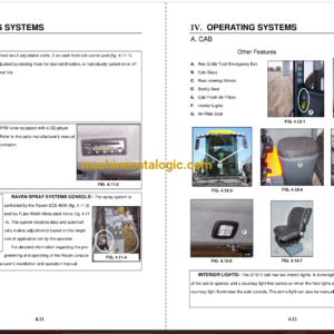 Hagie MODEL STS 10 HI-TRACTOR Operator’s Manual