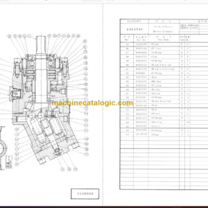 Hitachi CH40-2 Crawler Carrier Parts Catalog