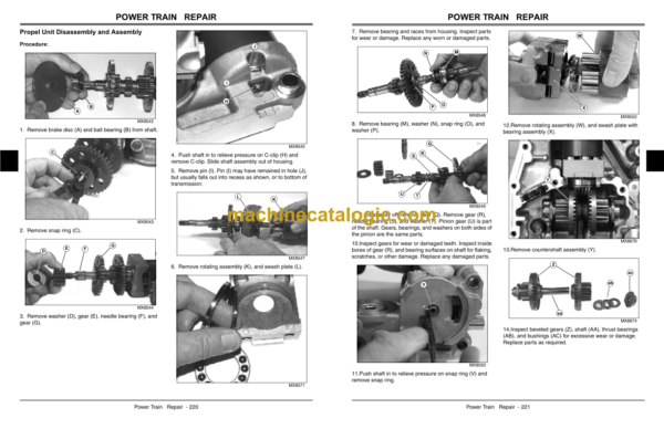 John Deere SST15, SST16 and SST18 Spin Steer Lawn Tractor Technical Manual (TM1908)