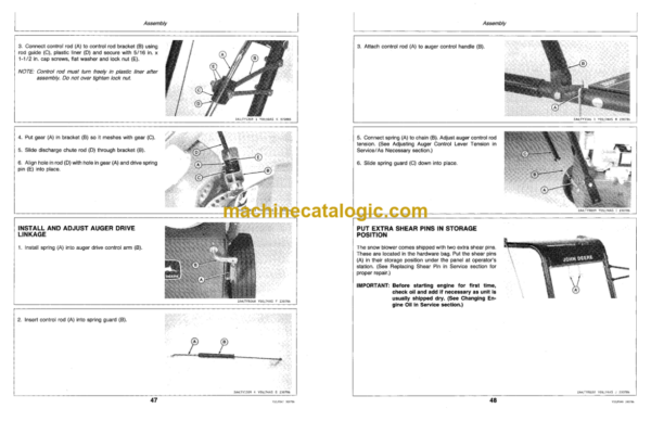 John Deere 520 Snow Blower Operator's Manual (OMTY20850H6)