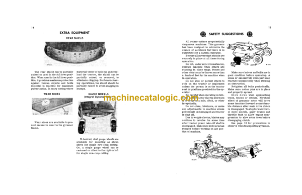 John Deere 105 Gyramor Rotary Cutter Operator's Manual (OMW14770)