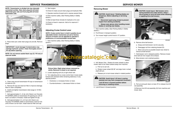 John Deere GT225, 235 and 245 Lawn and Garden Tractors Operator's Manual (OMM147101J1)