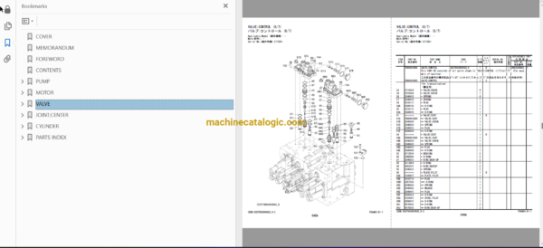 Hitachi ZX130-6 Hydraulic Excavator Parts Catalog & Equipment Components Parts Catalog