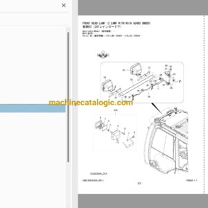 Hitachi ZX130-6 ZX130LCN-6 Hydraulic Excavator Parts Catalog & Engine Parts Catalog & Equipment Components Parts Catalog