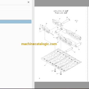 Hitachi UH045-5 UH062 Hydraulic Excavator Parts Catalog & Equipment Components Parts Catalog