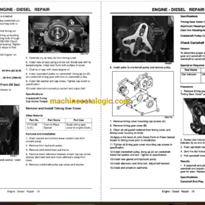 John Deere 2030 Utility Vehicle ProGator Technical Manual (TM1944)