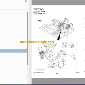 Hitachi ZX130-7 ZX130LCN-7 Hydraulic Excavator Parts Catalog & Equipment Components Parts Catalog