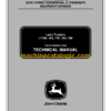 John Deere LT150, 160, 170, 180, 190 Lawn Tractors Technical Manual (TM1975)