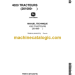 John Deere 4020 Tracteurs Manuel Technique (TM2510) French