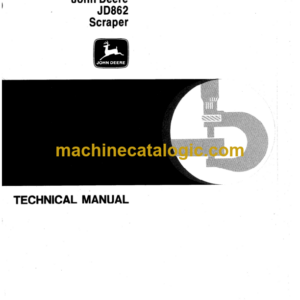 John Deere JD862 Scraper Technical Manual (TM1212)