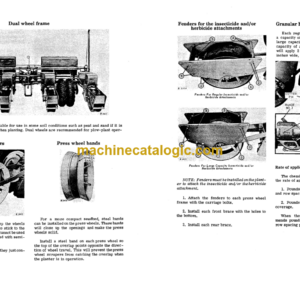 John Deere 494A and 495A Corn Planters Operator’s Manual (OMB25352)