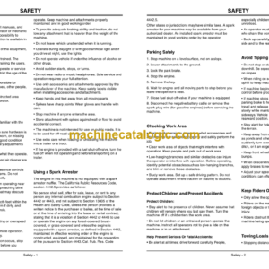 John Deere 1200A Bunker Rake Operator’s Manual (OMTCU29137)