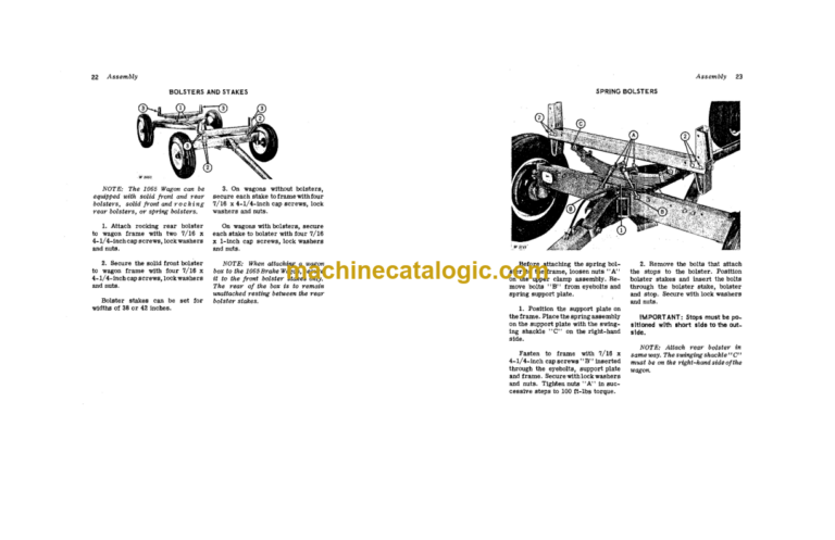 John Deere 1065 Wagon with Four-Wheel Hydraulic Brakes and Surge Brake Adapter Operator's Manual (OMW18610)