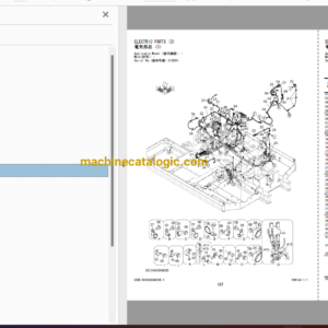 Hitachi ZH120-6 Hybrid Excavator Parts Catalog & Equipment Components Parts Catalog