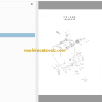 Hitachi EX60UR EX60URG Hydraulic Excavator Parts Catalog & Equipment Components Parts Catalog