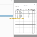 Hitachi ZX135US-3 ZX135USK-3 Excavator Parts Catalog & Equipment Components Parts Catalog