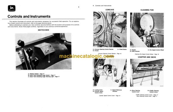 John Deere 6601 Combine Operator's Manual (OMH100680)